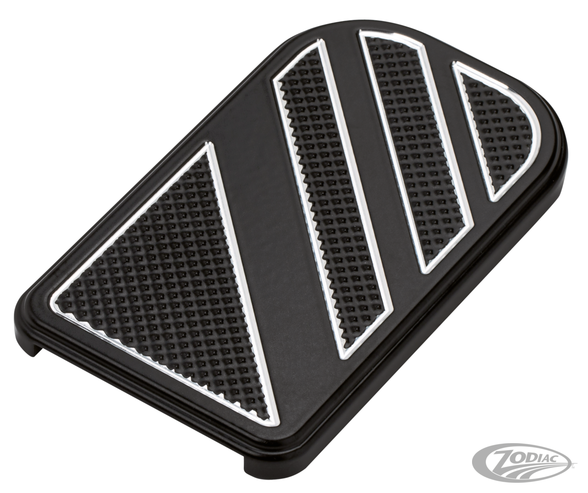 Stripes Brake pedal replacement black co For Harley-Davidson