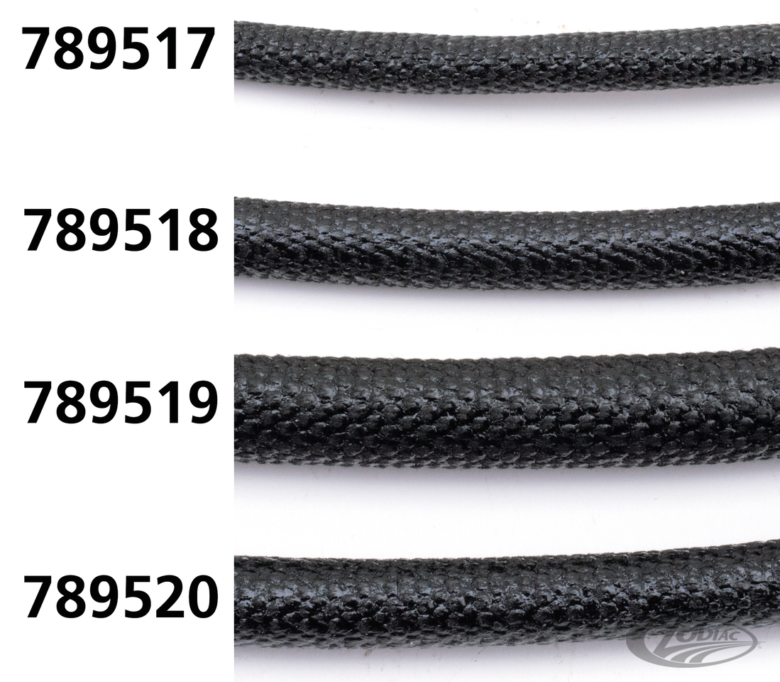 Braided wiring loom 5/16" 10ft For Harley-Davidson