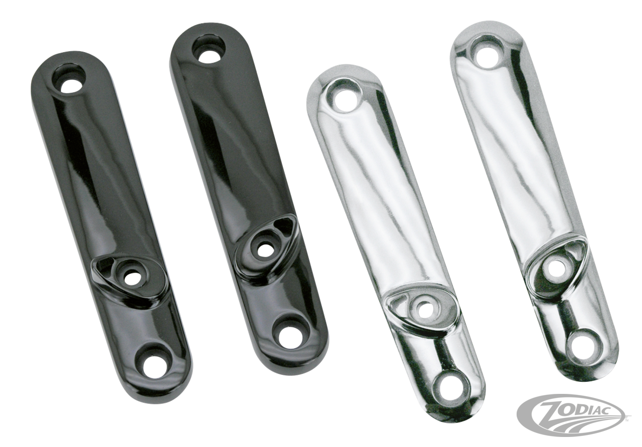 GZP Chrome turnsignal bracket set Tourin For Harley-Davidson