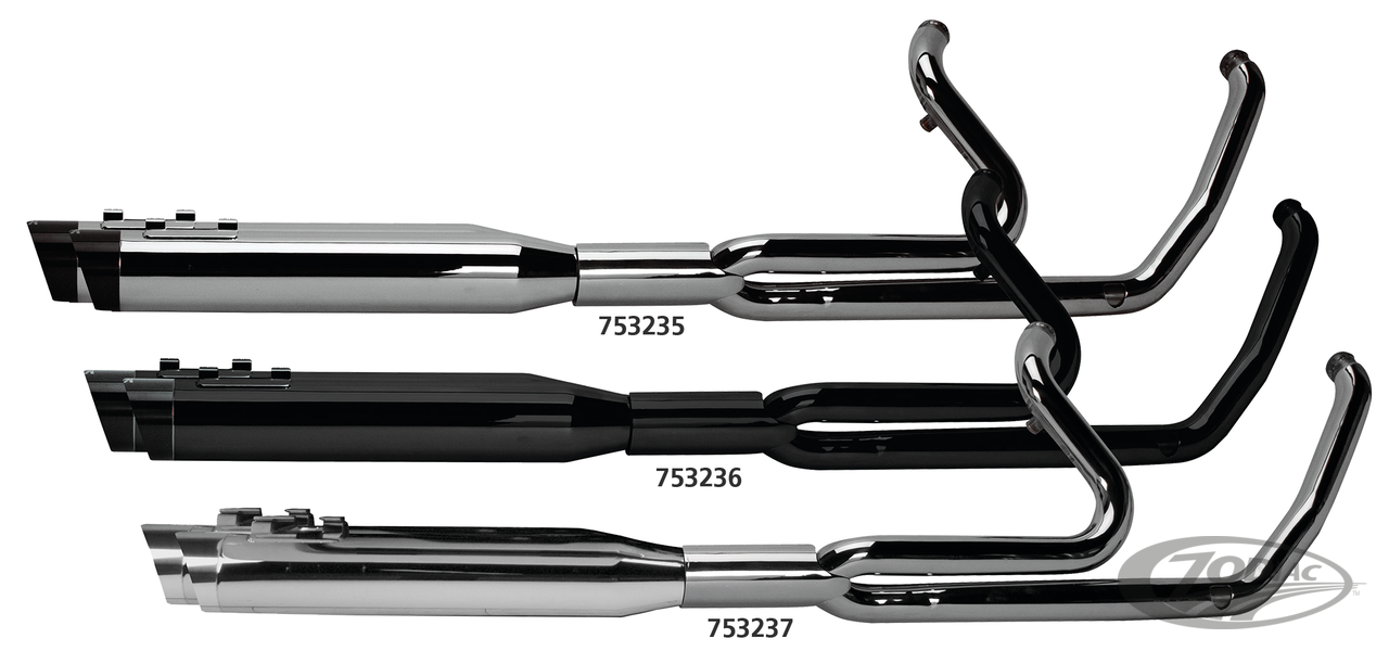 TBR FLH/T17-UP full lngt ghost Ch/SlshBk For Harley-Davidson
