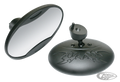GZP Blk Fusion opel fairing mount mirror For Harley-Davidson