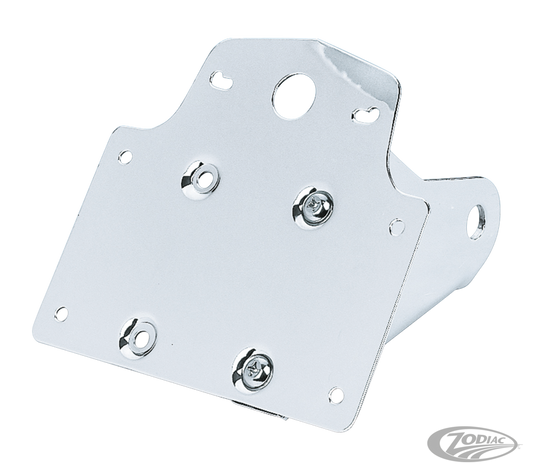 GZP Side-mount taillamp bracket chr For Harley-Davidson