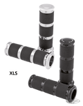 HANDLE GRIP SET, PM XLS TBW chrome For Harley-Davidson