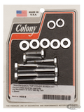 Trans top cover screw kit BT79-85 Zinc For Harley-Davidson