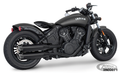 Freedom racing mufflers blk/blk Scout14 For Harley-Davidson
