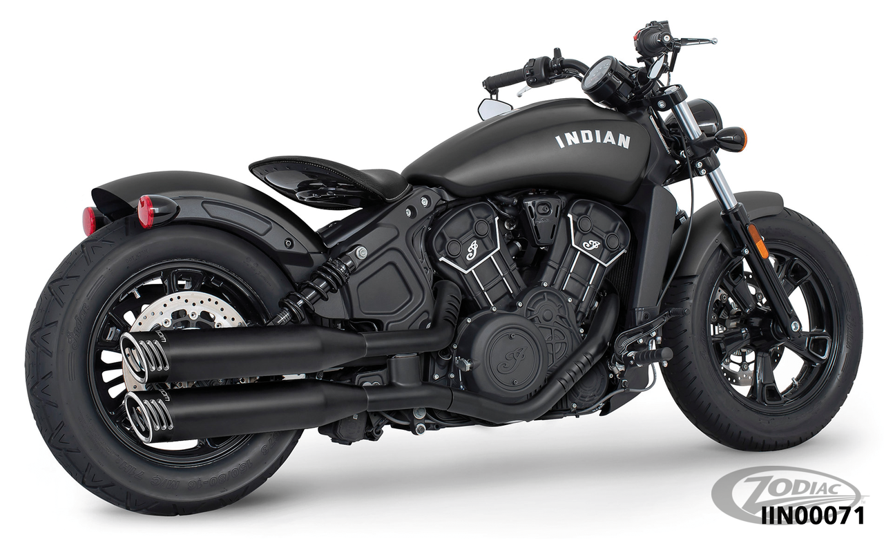 Freedom racing mufflers blk/blk Scout14 For Harley-Davidson