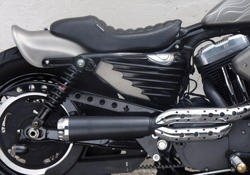 Kit Tapas Acanaladas Para Harley-Davidson® Sportster® Side Cover Garnish Ribbed