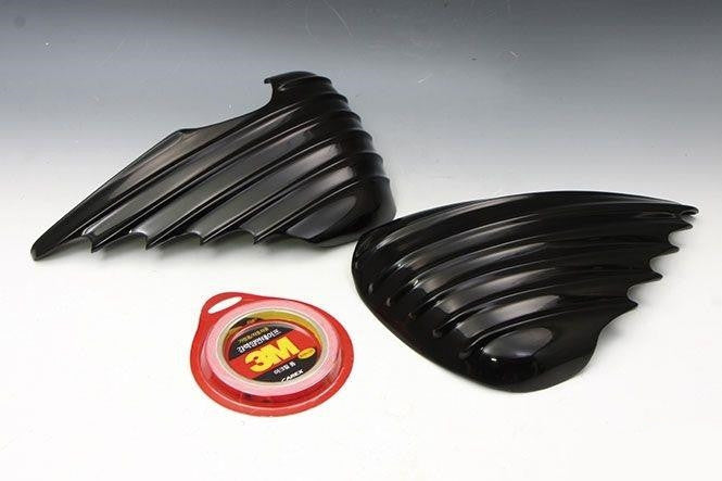 Kit Tapas Acanaladas Para Harley-Davidson® Sportster® Side Cover Garnish Ribbed