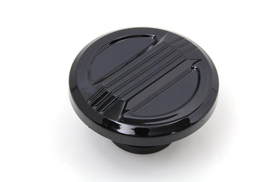 Gas Tank Cap For Harley-Davidson Airflow Vented Gas Cap Black
